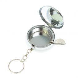 Пепельница карманная камень тигровый глаз 5х5,5х2 см