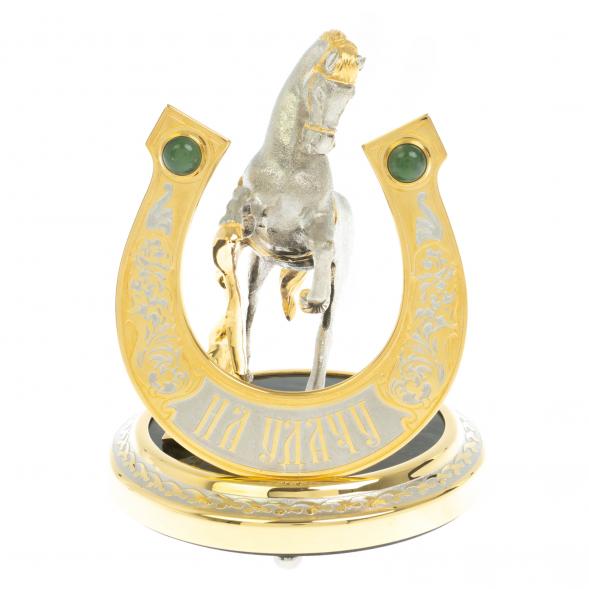 Сувенир &amp;quot;Подкова на удачу&amp;quot; нефрит Златоуст 129939