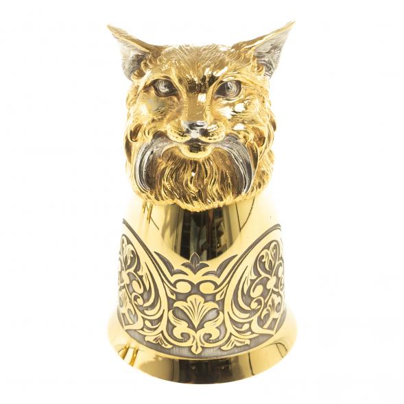 Стопка перевертыш &amp;quot;Рысь&amp;quot; 70 мл Златоуст 123632