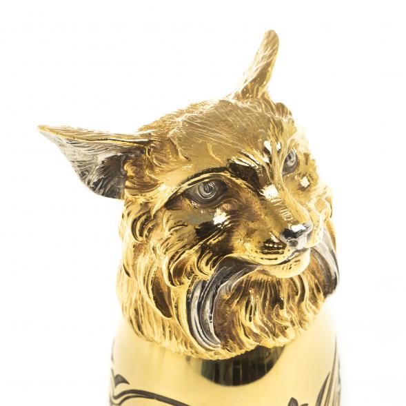 Стопка перевертыш &amp;quot;Рысь&amp;quot; 70 мл Златоуст 123632