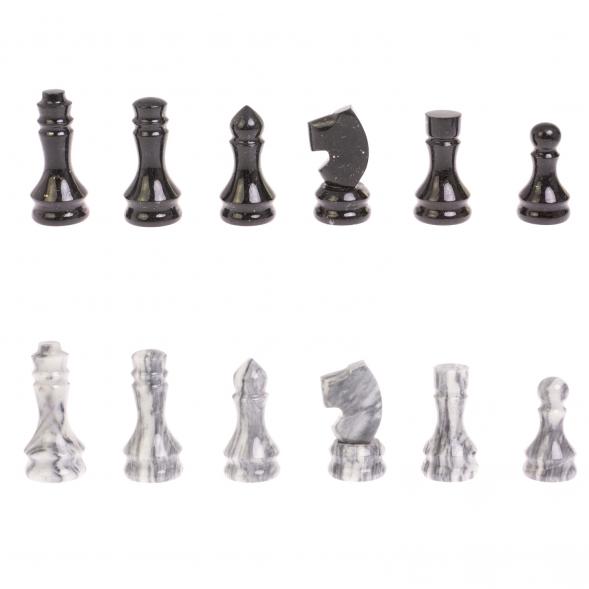 Шахматный набор 3 в 1 &amp;quot;Ящерица&amp;quot; мрамор, гранит с гравировкой 126803