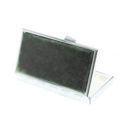 Таблетница на 7 отделений камень нефрит цвет серебро