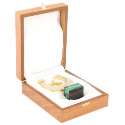 Подкова из малахита &amp;quot;На счастье&amp;quot;