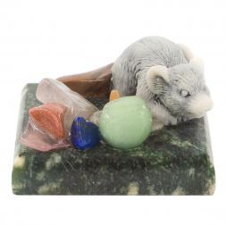 Сувенир из мрамолита "Крыса малая"