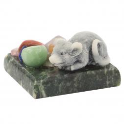 Сувенир из мрамолита "Крыса малая"