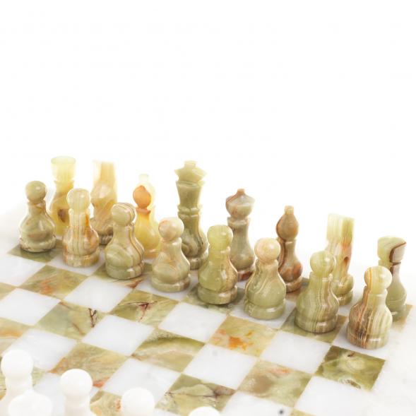 Шахматы &amp;quot;Битва&amp;quot; доска 25х25 см оникс мрамор 123539