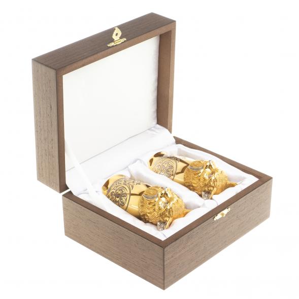 Стопки перевертыши &amp;quot;Рысь&amp;quot; 70 мл 2 шт Златоуст 123633