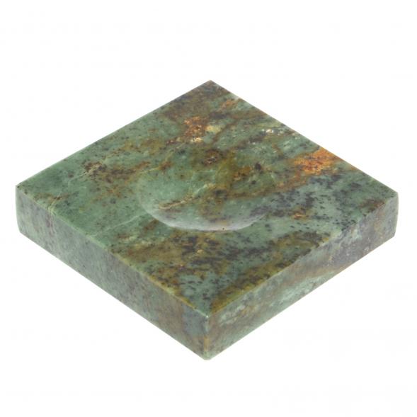 Подставка под шар из офиокальцита 7х7х1,5 см 124933