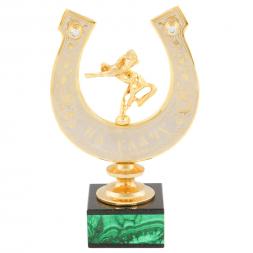 Подкова &amp;quot;На удачу&amp;quot; малахит