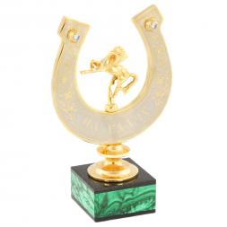 Подкова &amp;quot;На удачу&amp;quot; малахит