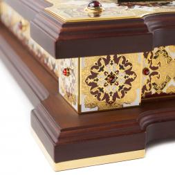 Эксклюзивные нарды &amp;quot;Орнамент&amp;quot; камень яшма Златоуст